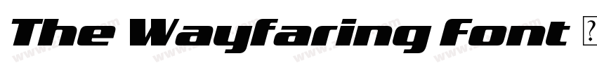 The Wayfaring Font字体转换